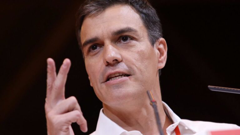 Pedro Sánchez, secretario general del PSOE