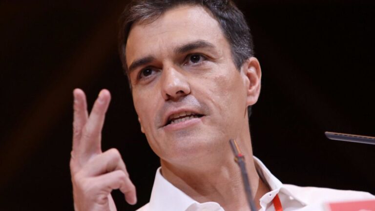 Pedro Sánchez, secretario general del PSOE