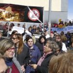 Manifestación en defensa del hospital de Móstoles