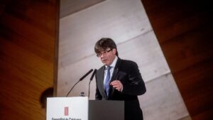 Carles Puigdemont, presidente de la Generalitat