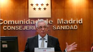 Jesús Sánchez Martos, consejero de Sanidad de la Comunidad de Madrid