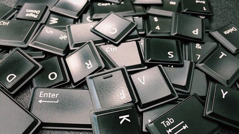 Teclado teclas ordenador