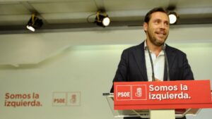 Óscar Puente, portavoz de la ejecutiva federal del PSOE