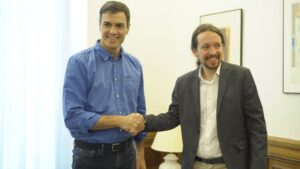 Pedro Sánchez y Pablo Iglesias