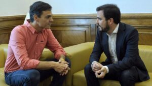 Pedro Sánchez y Alberto Garzón