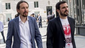 Pablo Iglesias y Alberto Garzón