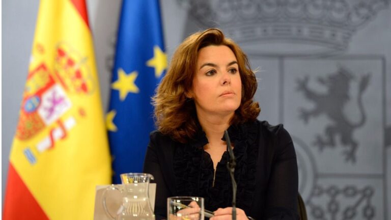 Soraya Sáenz de Santamaría, vicepresidenta del Gobierno