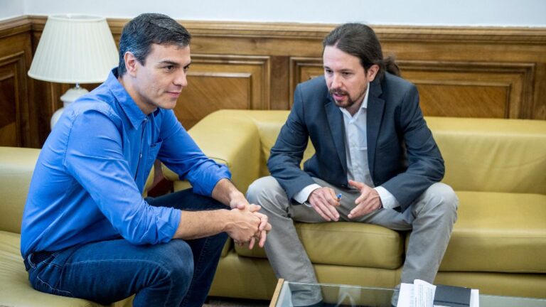 Pedro Sánchez y Pablo Iglesias