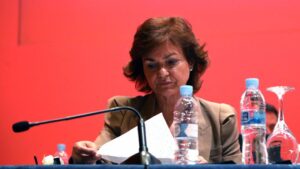 Carmen Calvo, exministra de Cultura de España