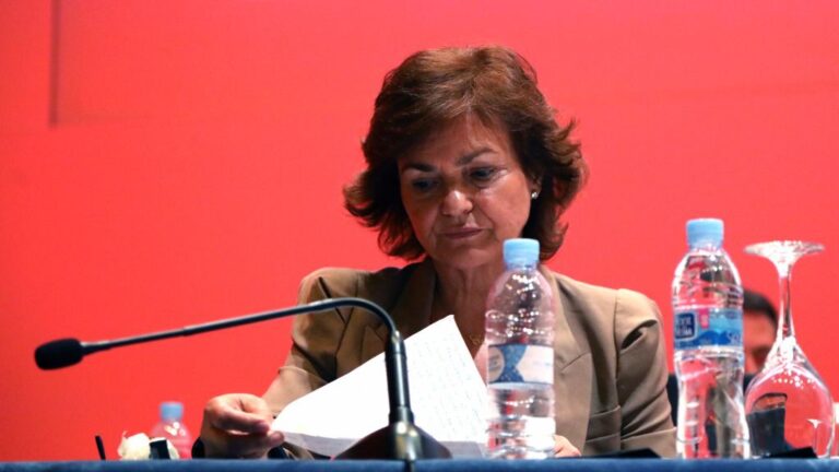 Carmen Calvo, exministra de Cultura de España