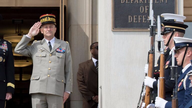 Pierre de Villiers, jefe del Estado Mayor de las Fuerzas Armadas de Francia