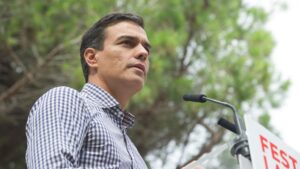 Pedro Sánchez, secretario general del PSOE