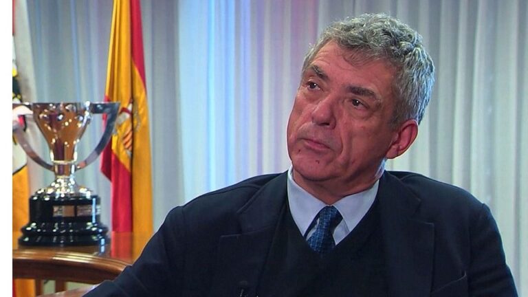 Ángel María Villar, presidente de la Real Federación Española de Fútbol
