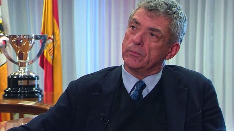 Ángel María Villar, presidente de la Real Federación Española de Fútbol