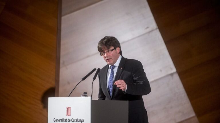 Carles Puigdemont, presidente de la Generalitat