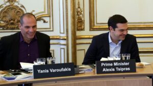 Yanis Varoufakis y Alexis Tsipras