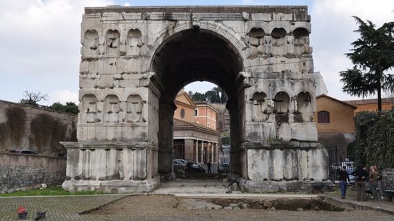 Imagen del Arco de Giano, objeto de la investigación / Universidad de Córdoba