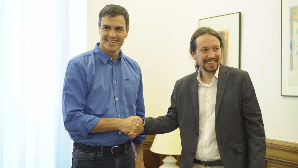 Pedro Sánchez y Pablo Iglesias