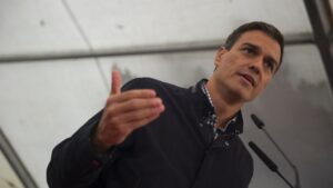 Pedro Sánchez, secretario general del PSOE