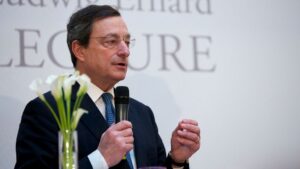 Mario Draghi, presidente del BCE