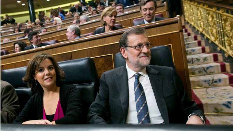 Mariano Rajoy y Soraya Sáenz de Santamaría