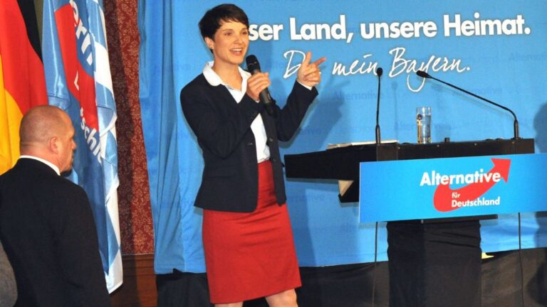 Frauke Petry, presidenta de Alternativa para Alemania (AfD)