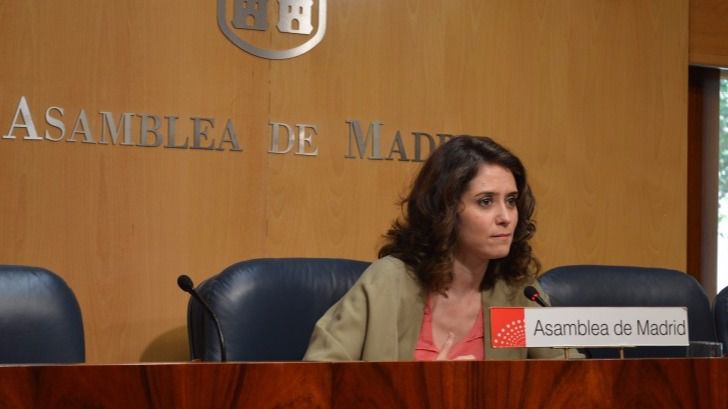 Isabel Diaz Ayuso, portavoz adjunta del partido popular en la Asamblea de Madrid