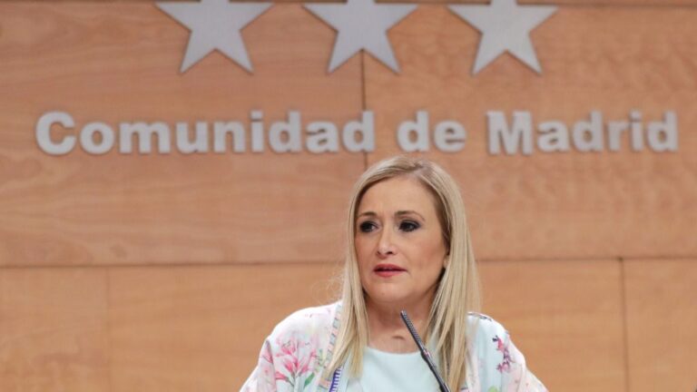 Cristina Cifuentes, presidenta de la Comunidad de Madrid