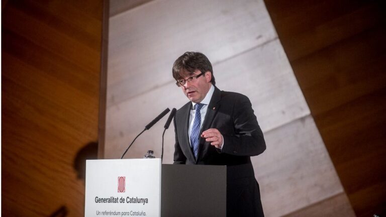 Carles Puigdemont, presidente de la Generalitat