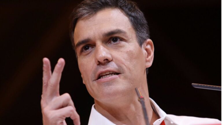 Pedro Sánchez, secretario general del PSOE