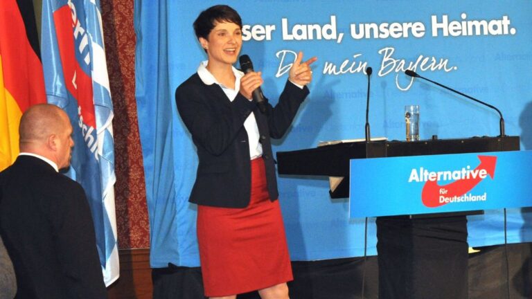 Frauke Petry, presidenta de Alternativa para Alemania (AfD)