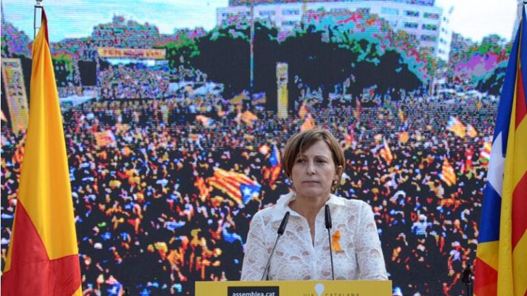 Carne Forcadell, presidenta del Parlament de Cataluña