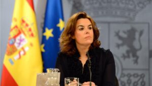 Soraya Sáenz de Santamaría, vicepresidenta del Gobierno