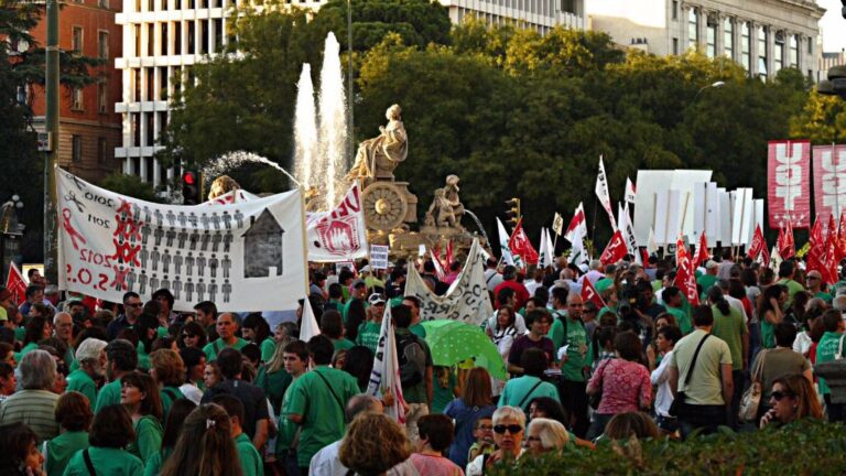 Manifestación de la Marea Verde