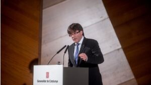 Carles Puigdemont, presidente de la Generalitat