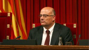 Lluís Corominas, presidente del grupo parlamentario de Junts pel Sí