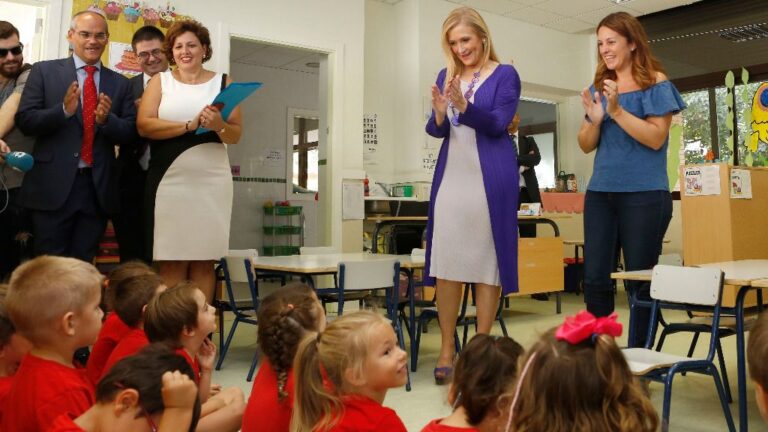 Cristina Cifuentes inaugura el curso escolar 2016/17.