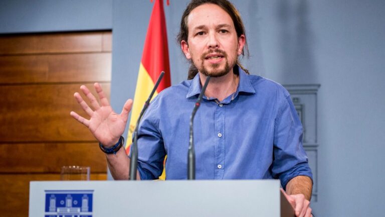 Pablo Iglesias, secretario general de Podemos