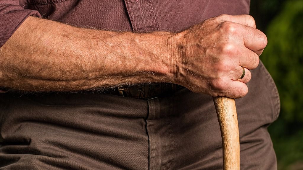 Jubilado persona mayor jubilación