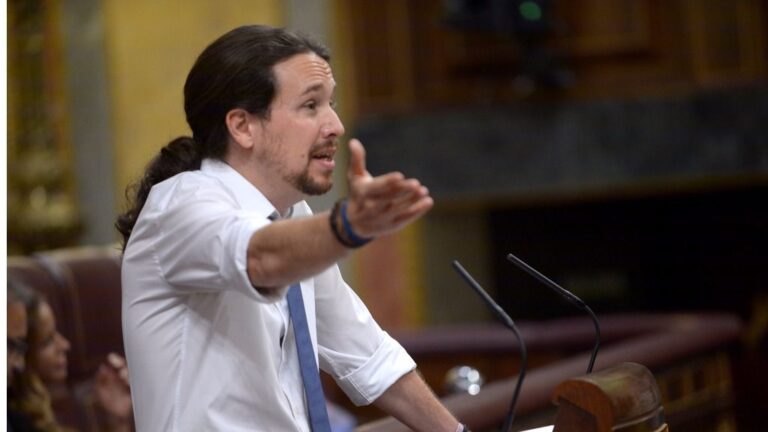 Pablo Iglesias, secretario general de Podemos