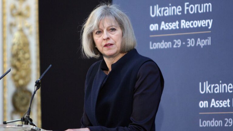 Theresa May, primera ministra del Reino Unido