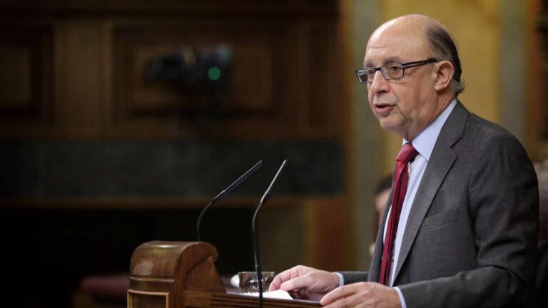 Cristobal Montoro, ministro de Hacienda y Función Pública