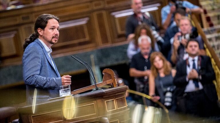 Pablo Iglesias, secretario general de Podemos