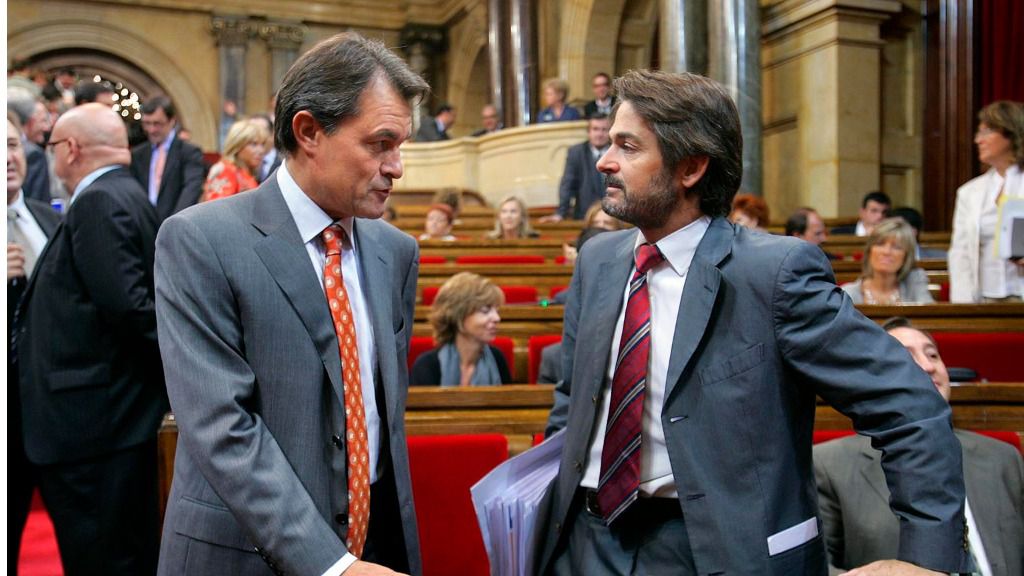 Artur Mas, expresidente de la Generalitat de Cataluña y Oriol Pujol, ex secretario general de Convergencia Democrática de Cataluña