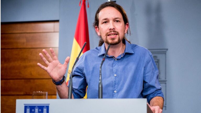 Pablo Iglesias, secretario general de Podemos