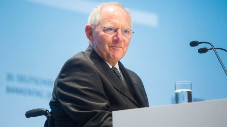 Wolfgang Schäuble, ministro federal de Finanzas