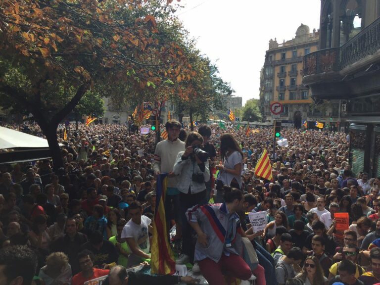 Foto del Sindicato de Estudiantes de Cataluña.