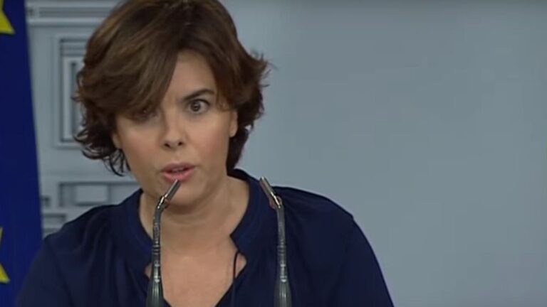 Soraya Sáenz de Santamaría, vicepresidenta del Gobierno