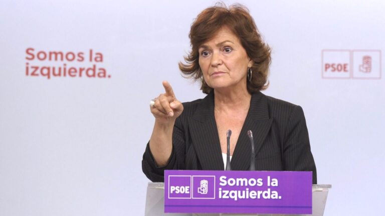 Carmen Calvo, Carmen Calvo, secretaria de igualdad del PSOE