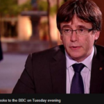Carles Puigdemont en la cadena BBC.